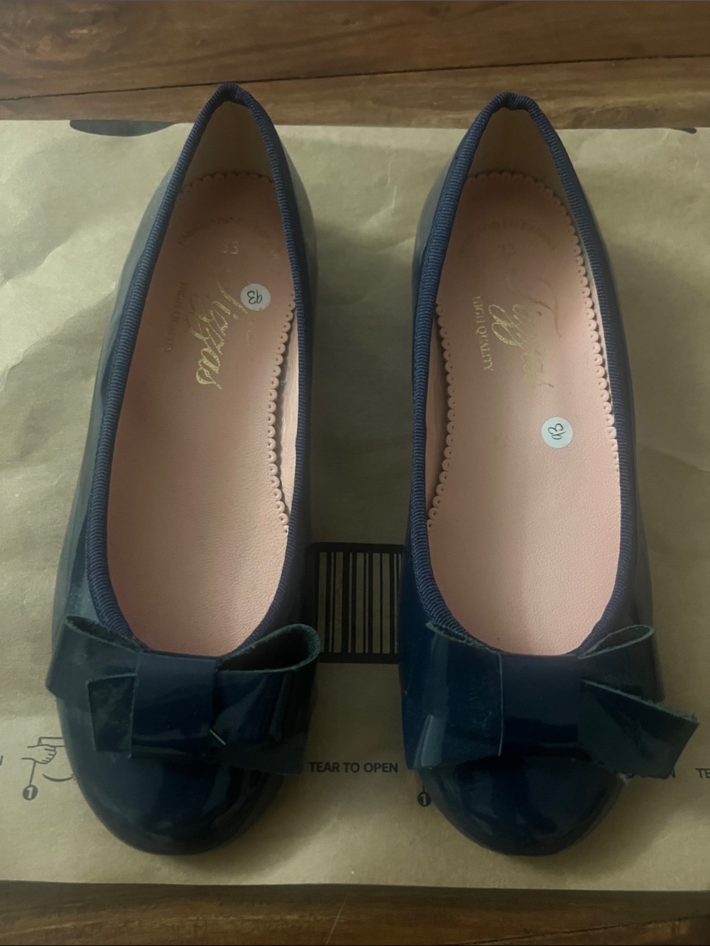 Girls flat shoes made in Spain